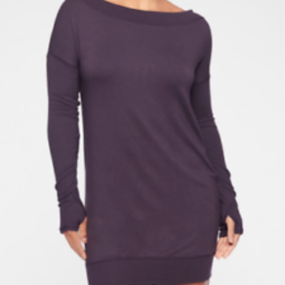 Athleta light summer dress long sleeve xs